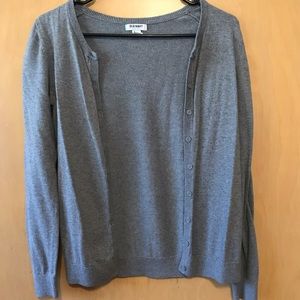 Grey button up cardigan